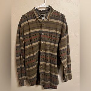 Territory Ahead Aztec Blanket Overshirt Size X Large